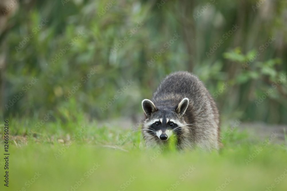 Fototapeta premium Szop pracz, szop amerykański, (Procyon lotor), raccoon