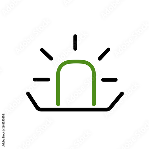 emergency signal vector icon