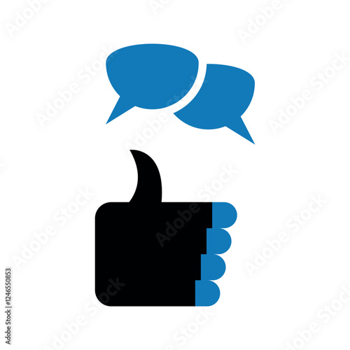 feedback like icon.