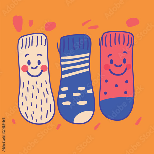 Cheerful Cartoon Socks