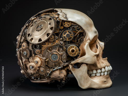 The alternativ thinking process being just mechanical  - the historical cyborg exhumed photo