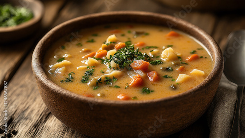 Cheesy Vegetable Soup