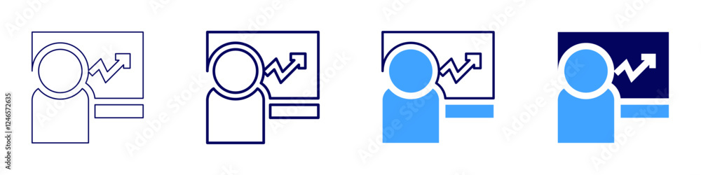Audience interest icon in 4 different styles. Thin Line, Line, Bold Line, Duotone. Duotone style. Editable stroke Audience interest icon in 4 different styles. Thin Line, Line, Bold Line, Duotone. Duotone style. Editable stroke