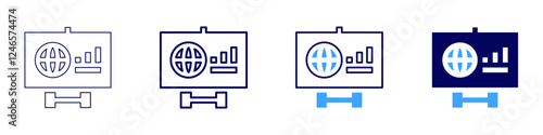 Effective voice modulation icon in 4 different styles. Thin Line, Line, Bold Line, Duotone. Duotone style. Editable stroke