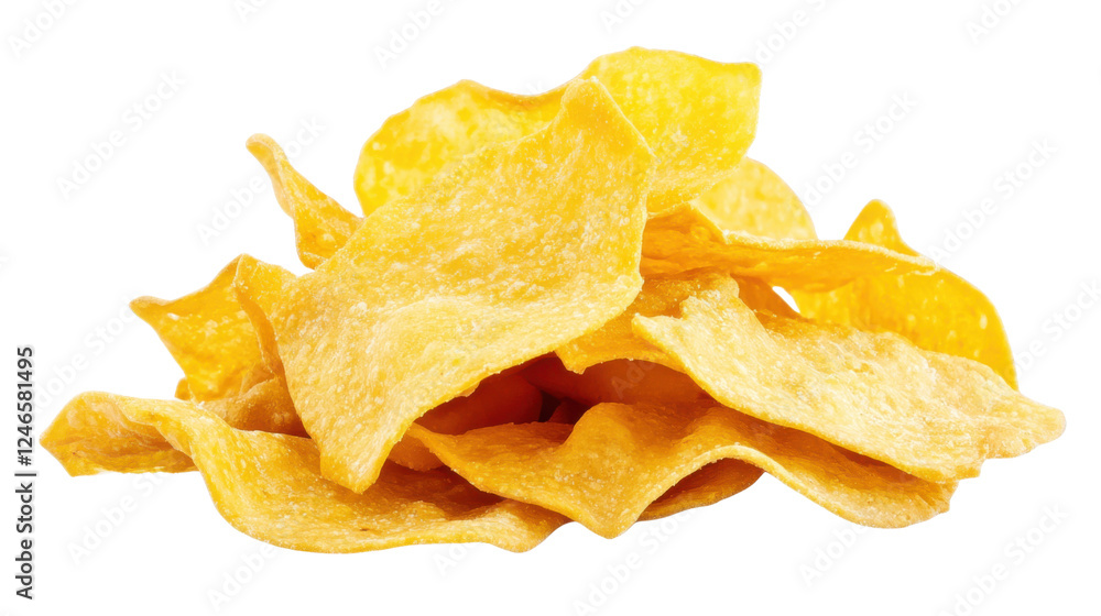 potato chips isolated on white background potato chips isolated on white background