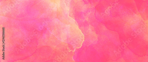 Abstract pink vector watercolor background background, cover design, interior decor and poster. Hand drawn flower watercolor texture for Valentines Day. Rose. Flower backdrop.