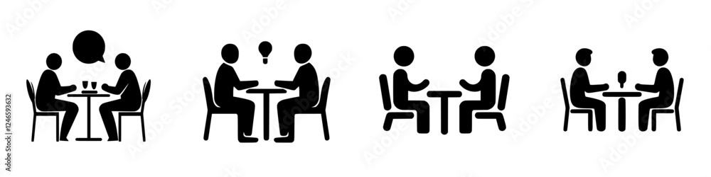 Couples enjoying intimate conversations over dinner in a cozy restaurant setting at night Couples enjoying intimate conversations over dinner in a cozy restaurant setting at night