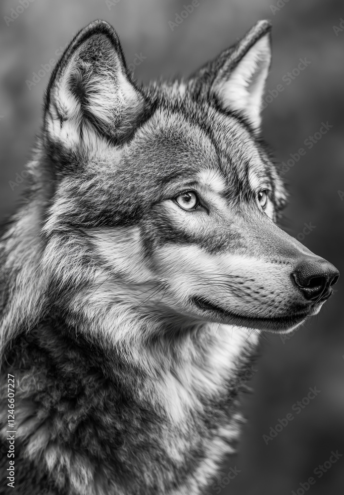 Fototapeta premium Portrait of a wolf
