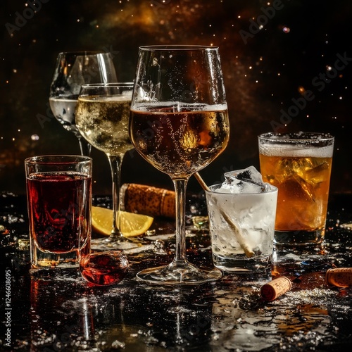 Concept of alcohol addiction