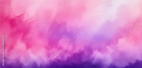 Pink and purple watercolor ombre background with blending, watercolor, pink, purple, abstract