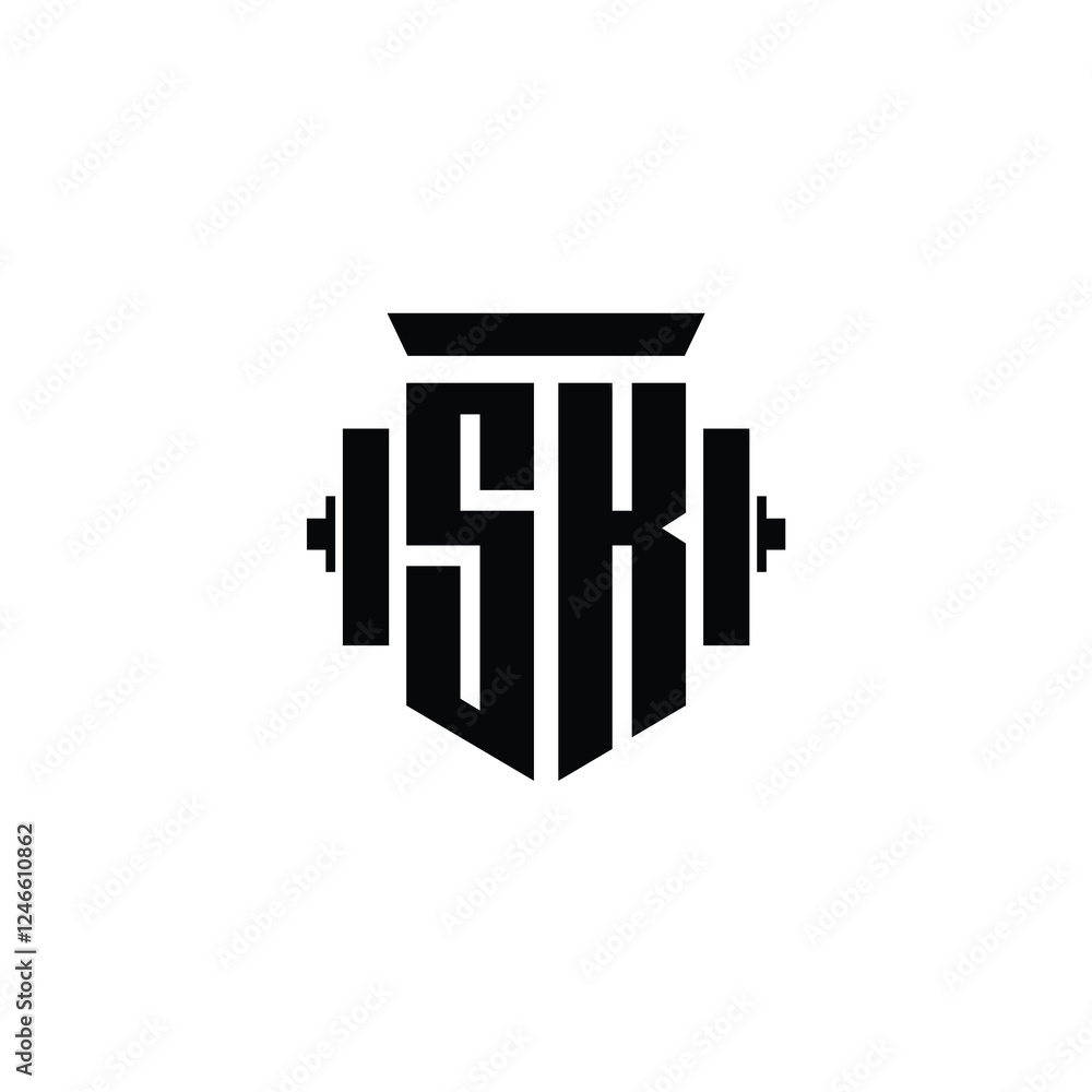 SK monogram logo design letter text name symbol monochrome logotype alphabet character simple logo SK monogram logo design letter text name symbol monochrome logotype alphabet character simple logo