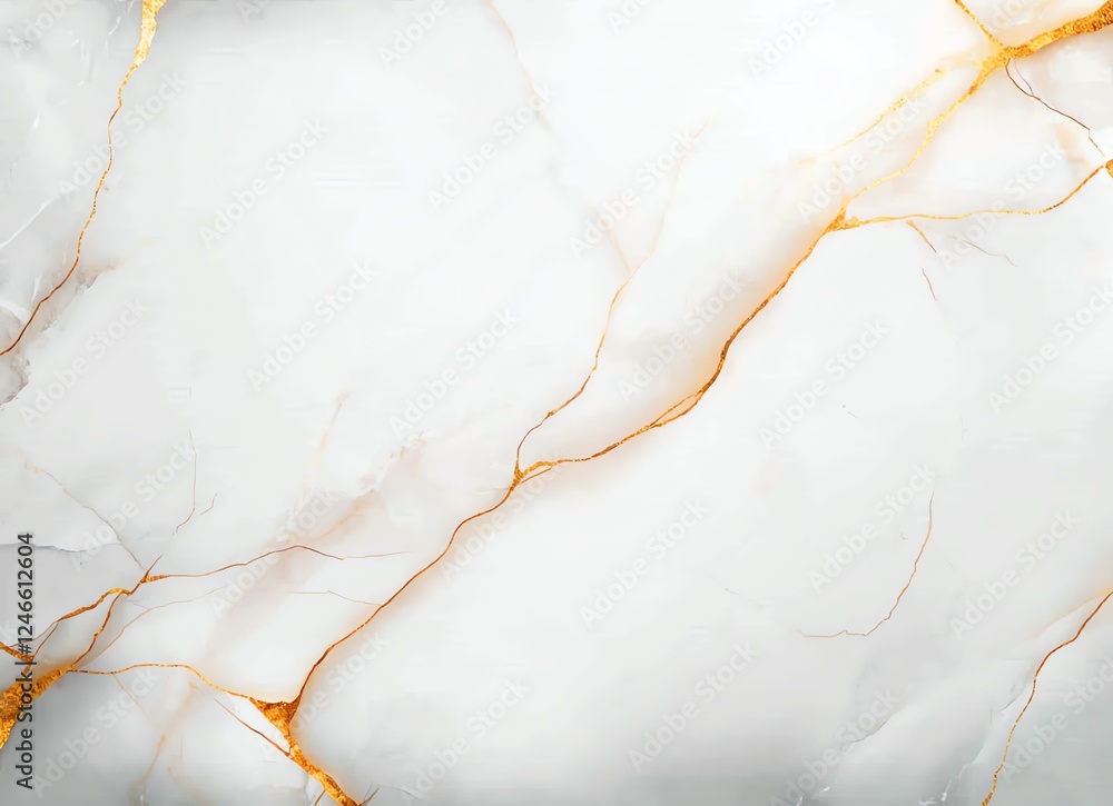 Fototapeta premium White gold marble texture pattern background with high resolution design for cover book or brochure, poster, wallpaper background or realistic business
