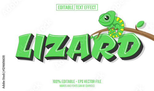 lizard editable text effect