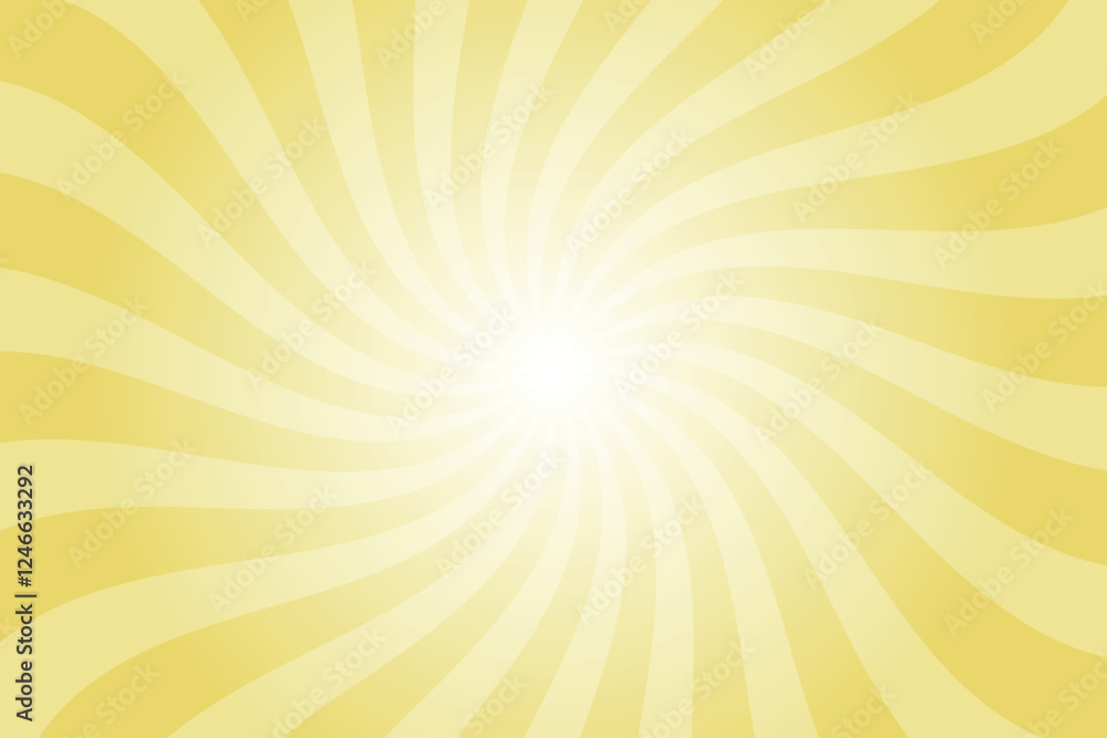 Abstract yellow background with rays retro starburst. Radial spiral stripes backdrop. Vintage sun beam texture. Sun rays pattern. Groovy retro swirl burst. Summer carnival background Abstract yellow background with rays retro starburst. Radial spiral stripes backdrop. Vintage sun beam texture. Sun rays pattern. Groovy retro swirl burst. Summer carnival background