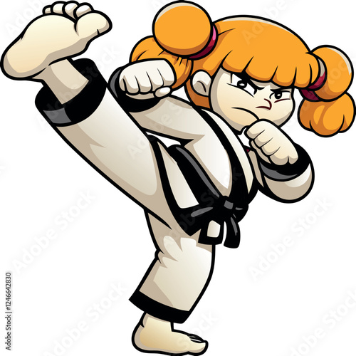 ragazzo che pratica il taekwondo 01