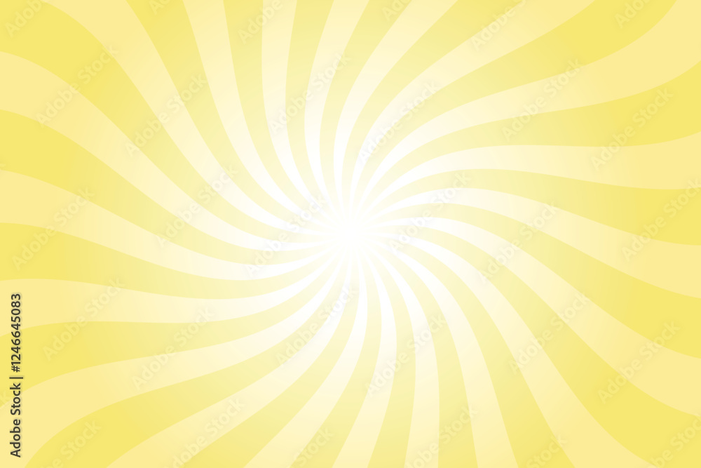 Abstract yellow background with rays retro starburst. Radial spiral stripes backdrop. Vintage sun beam texture. Sun rays pattern. Groovy retro swirl burst. Summer carnival background Abstract yellow background with rays retro starburst. Radial spiral stripes backdrop. Vintage sun beam texture. Sun rays pattern. Groovy retro swirl burst. Summer carnival background