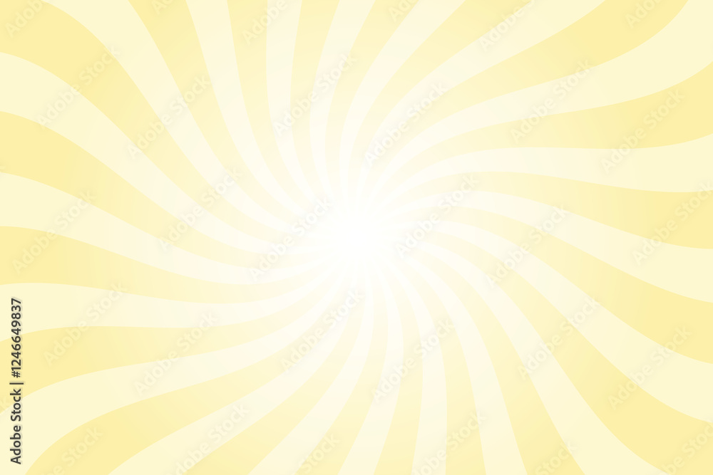 Abstract yellow background with rays retro starburst. Radial spiral stripes backdrop. Vintage sun beam texture. Sun rays pattern. Groovy retro swirl burst. Summer carnival background Abstract yellow background with rays retro starburst. Radial spiral stripes backdrop. Vintage sun beam texture. Sun rays pattern. Groovy retro swirl burst. Summer carnival background