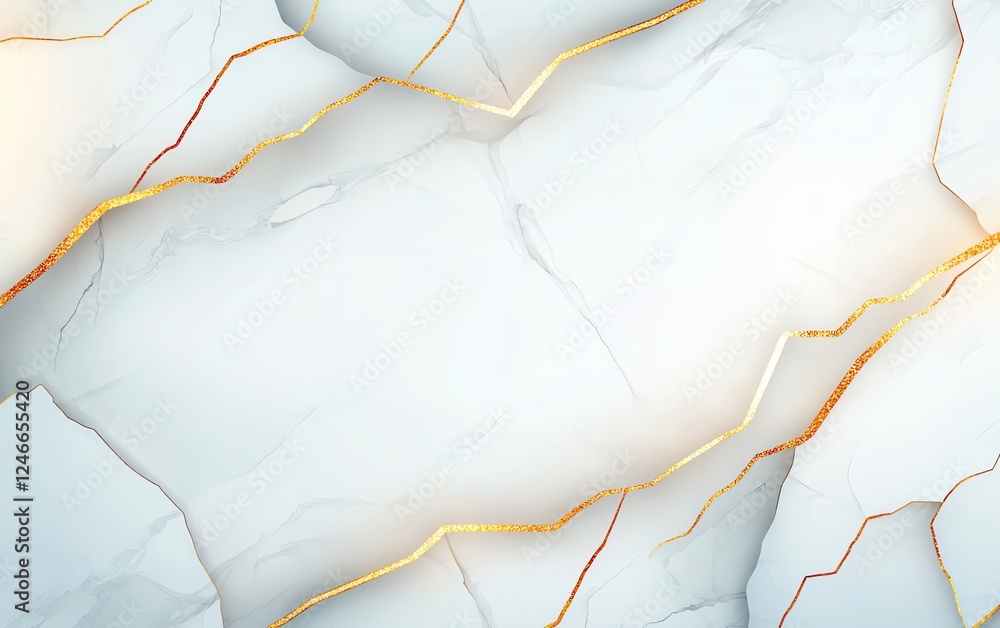Fototapeta premium White gold marble texture pattern background with high resolution design for cover book or brochure, poster, wallpaper background or realistic business