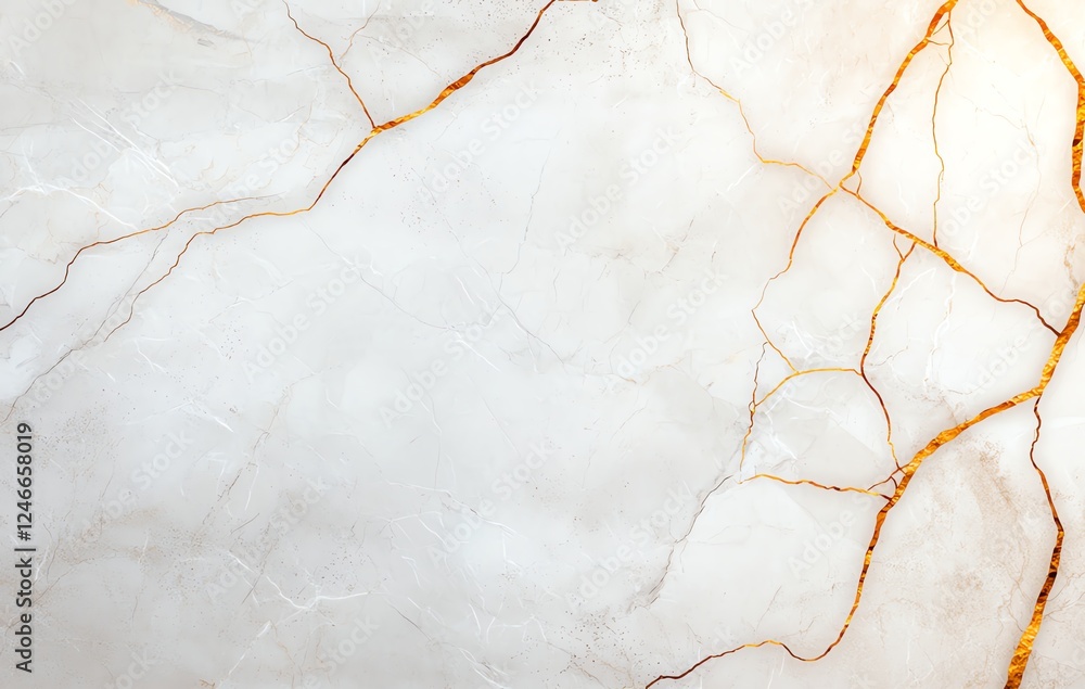 Fototapeta premium White gold marble texture pattern background with high resolution design for cover book or brochure, poster, wallpaper background or realistic business