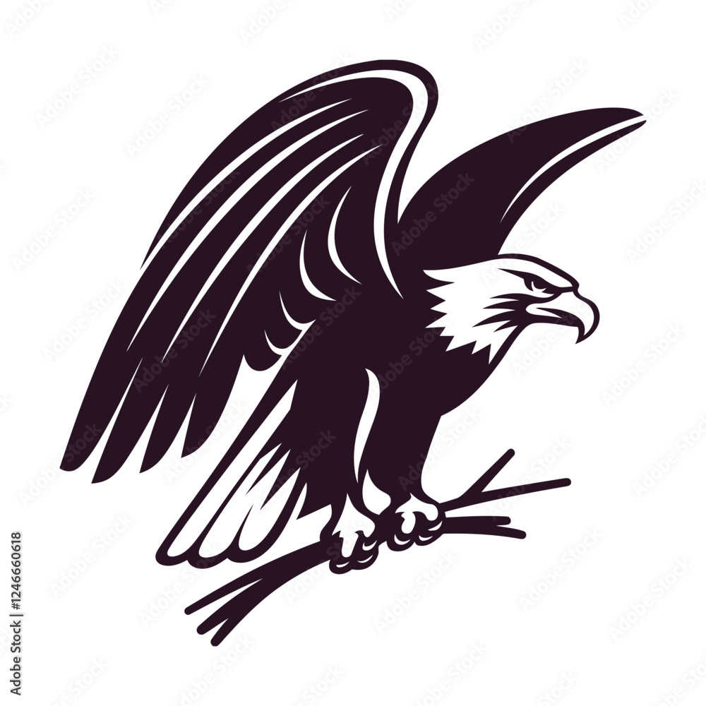 Obraz premium eagle vector illustration