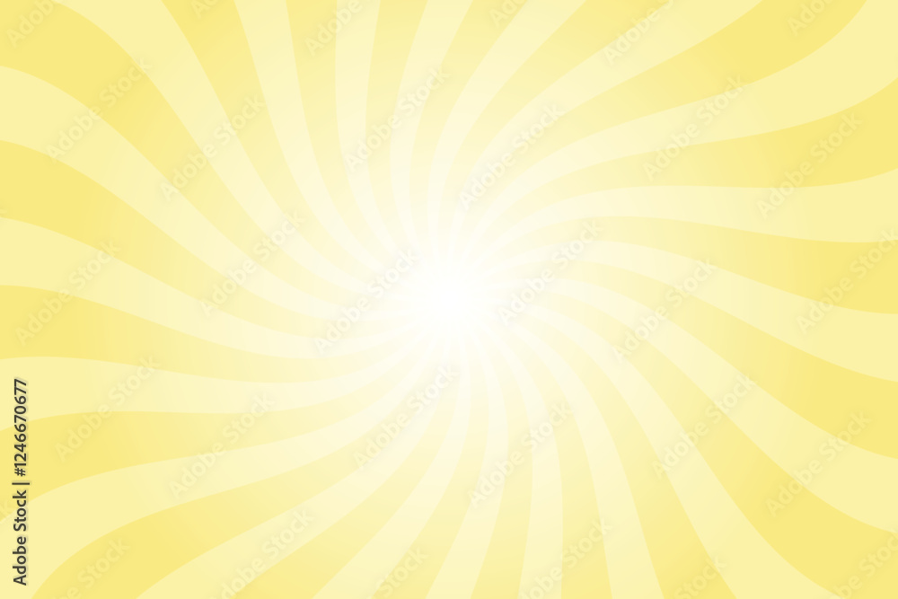 Abstract yellow background with rays retro starburst. Radial spiral stripes backdrop. Vintage sun beam texture. Sun rays pattern. Groovy retro swirl burst. Summer carnival background Abstract yellow background with rays retro starburst. Radial spiral stripes backdrop. Vintage sun beam texture. Sun rays pattern. Groovy retro swirl burst. Summer carnival background