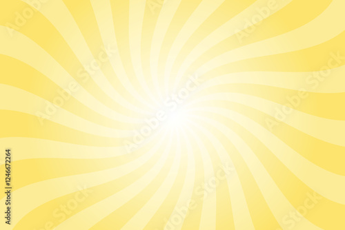 Wallpaper Mural Abstract yellow background with rays retro starburst. Radial spiral stripes pale gold backdrop. Vintage sun beam texture. Vintage sun rays pattern. Groovy retro swirl burst. Summer carnival background Torontodigital.ca