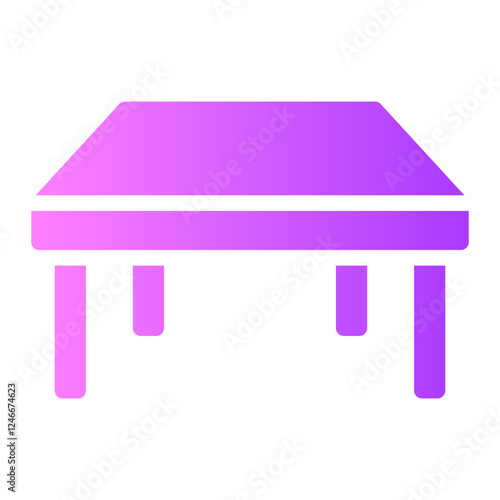 desk gradient icon