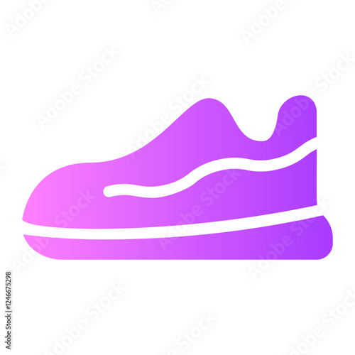 shoes gradient icon