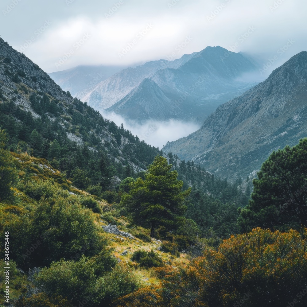 Fototapeta premium Tzoumerka Park's mountain views