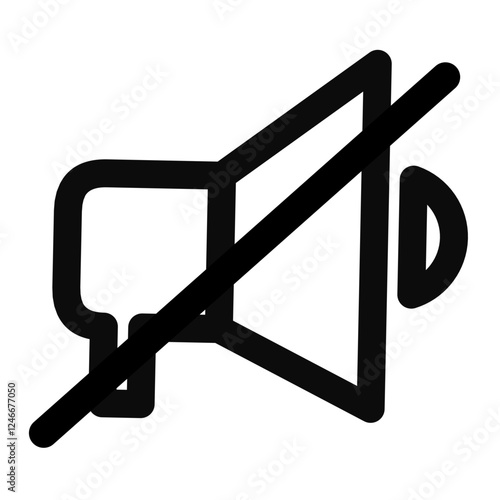 silent speaker icon