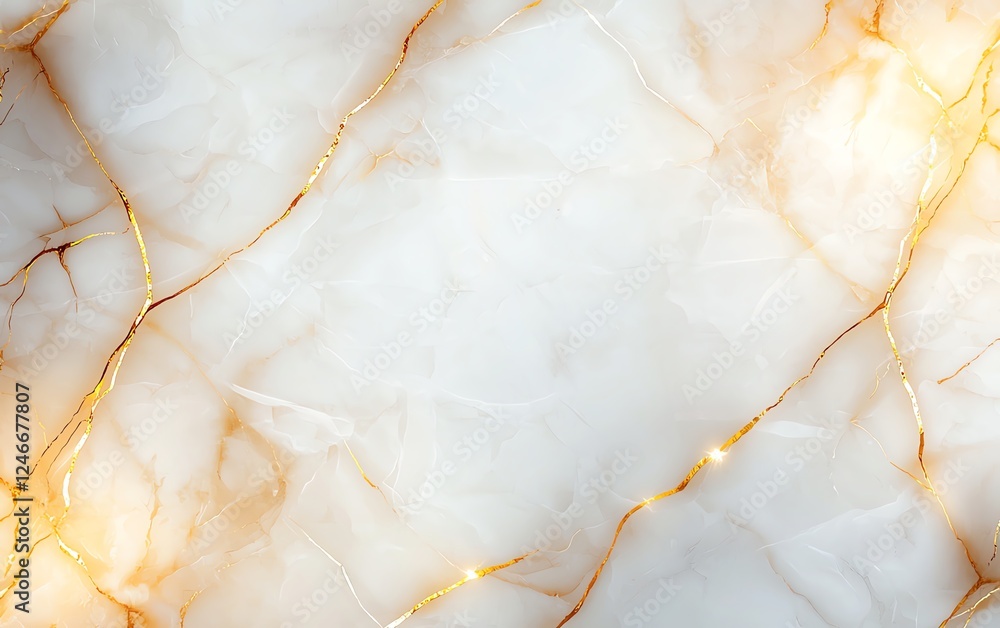 Fototapeta premium White gold marble texture pattern background with high resolution design for cover book or brochure, poster, wallpaper background or realistic business