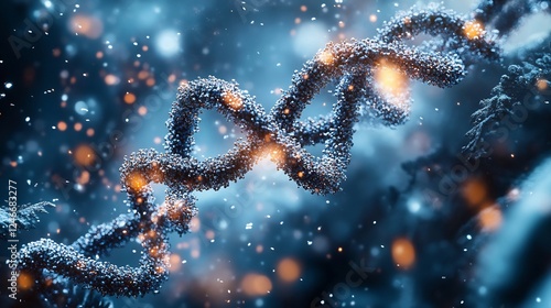 Formation of Z DNA in regions of high transcriptional activity highlighting its unique left handed helical structure photo