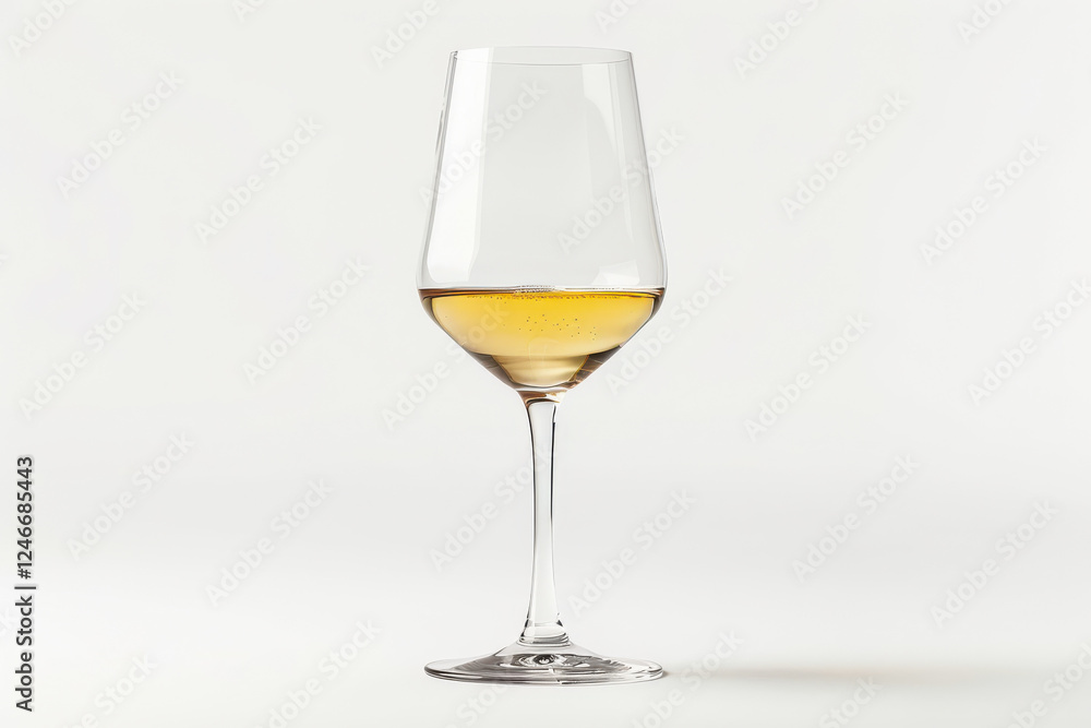 close up horizontal isolated image of a glass of white wine over a neutral background, copy space close up horizontal isolated image of a glass of white wine over a neutral background, copy space