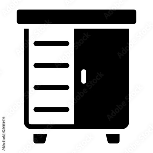 cupboard glyph icon