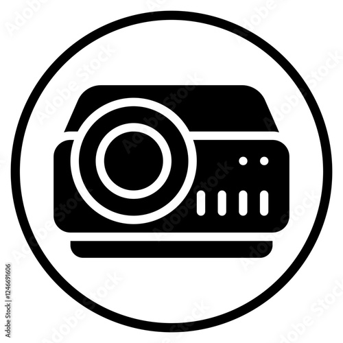projektor glyph icon