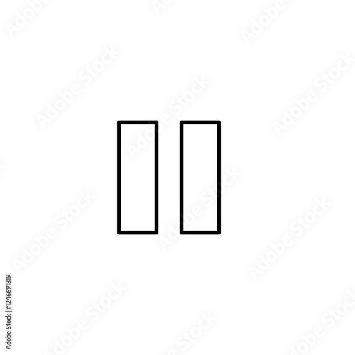 pause button icon