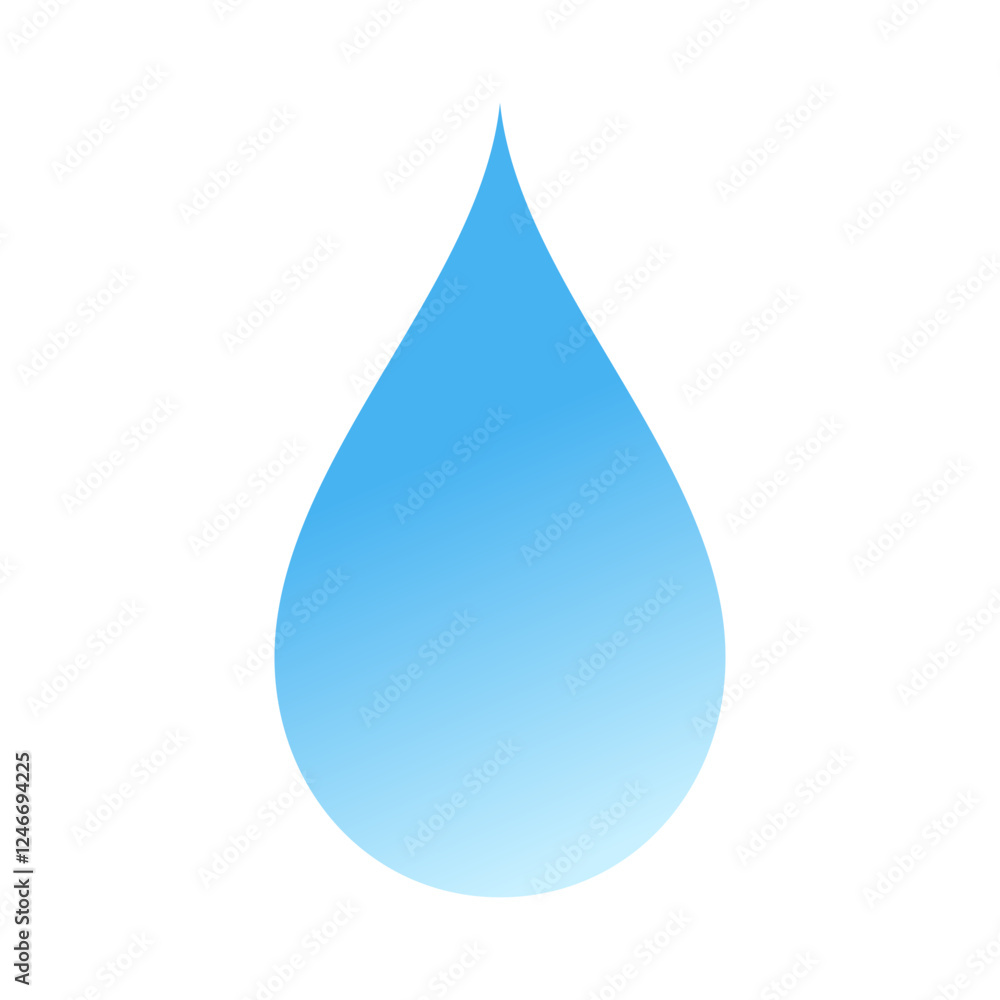 simple water drop gradient element simple water drop gradient element