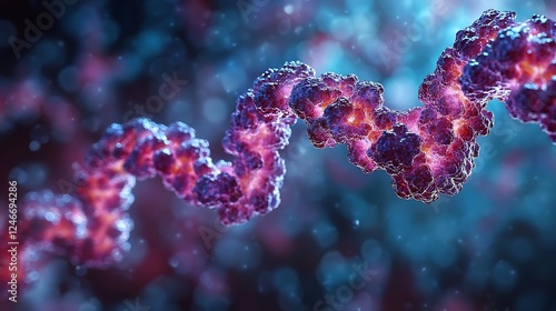 Detailed Gene Mapping Chromosome 11 Highlighting Beta Globins Role in Hemoglobin Formation photo