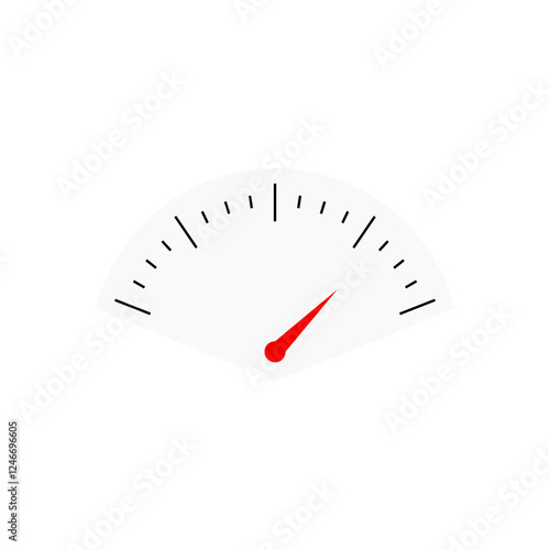 simple speedometer design element