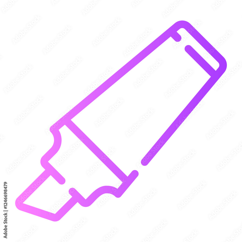 highlighter gradient icon