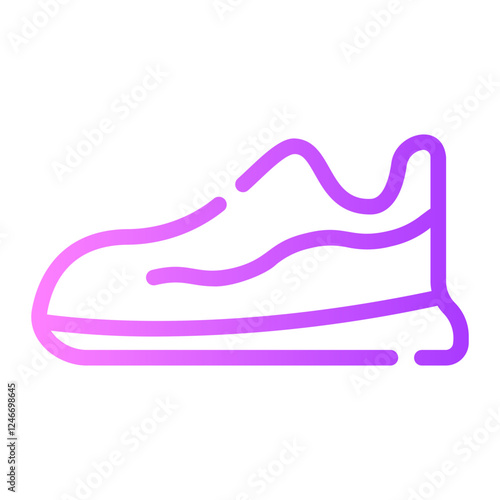 shoes gradient icon