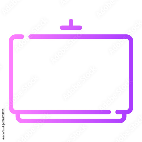 whiteboard gradient icon