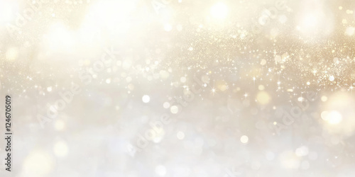 A light champagne glitter background with sparkling golden flecks that glimmer in the light. The subtle yet luxurious effect makes it perfect for wedding designs, premium branding, or elegant event