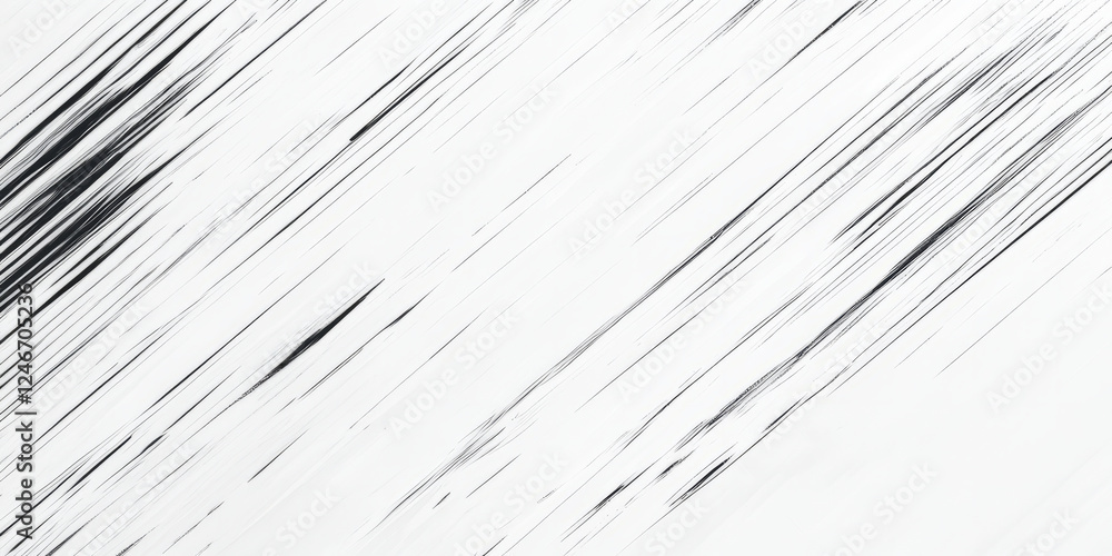 Obraz premium A clean and minimalist black and white background with thin, straight lines running across the surface in a repetitive pattern. The simplicity of the design makes it ideal for professional branding,