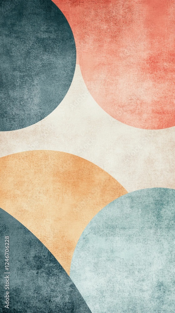 Velvet coil pattern in soft pastel tones with minimalistic Velvet coil pattern in soft pastel tones with minimalistic