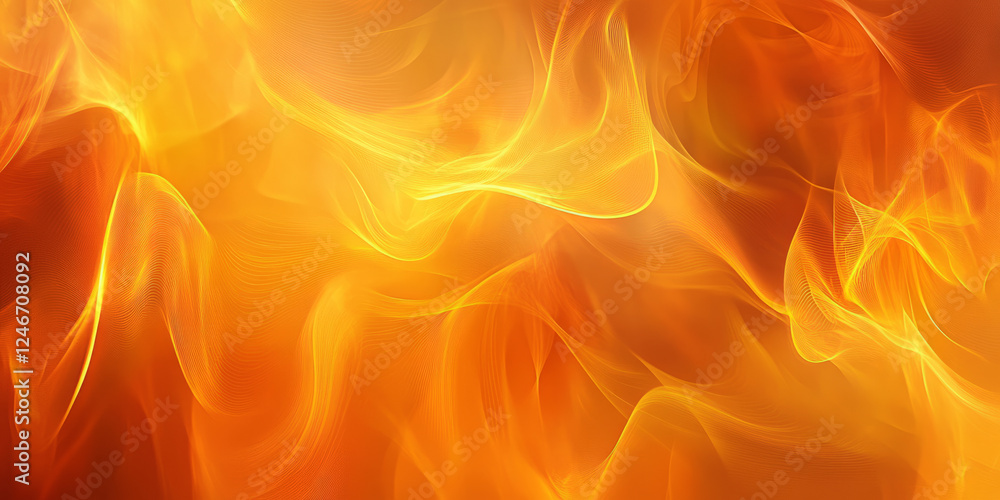 A seamless abstract background featuring a transition from sunshine yellow to burnt orange, with fluid, sweeping curves creating a warm, energizing atmosphere. A seamless abstract background featuring a transition from sunshine yellow to burnt orange, with fluid, sweeping curves creating a warm, energizing atmosphere.