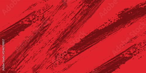 Red and black color background  brush stroke  grunge style  minimalistic design
