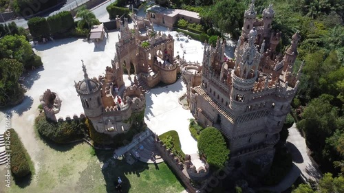 Majestic Aerial Views of Colomares Castle, Spain