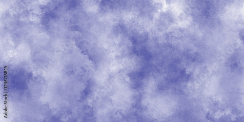 clous or smoke or fog in blurred texture, abstract white smoke is arranging randomly on blue background, blue watercolor texture surrounding with various clouds or fog, old and dusty blue grunge.