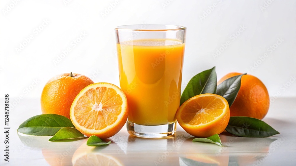 glass of orange juice glass of orange juice